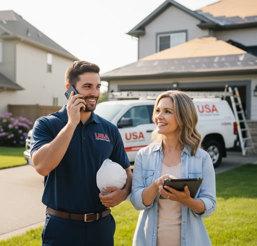 USA Roof Repair Experts customer support in Mosheim